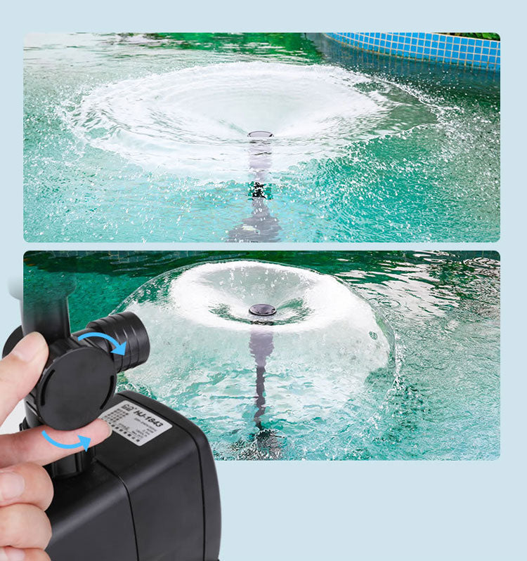 Outdoor Garden Fountain Pump Kit with Adjustable Flow