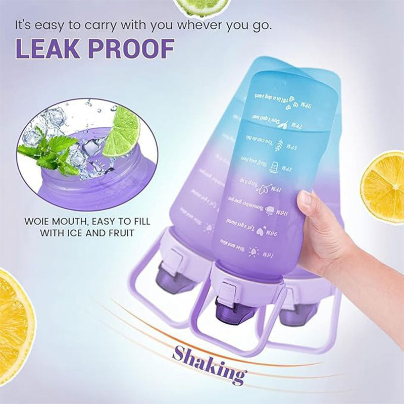 Inspirational 3-In-1 Hydration Water Bottle