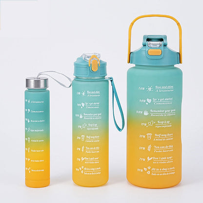 Inspirational 3-In-1 Hydration Water Bottle