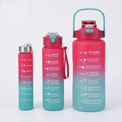 Inspirational 3-In-1 Hydration Water Bottle