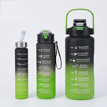 Inspirational 3-In-1 Hydration Water Bottle