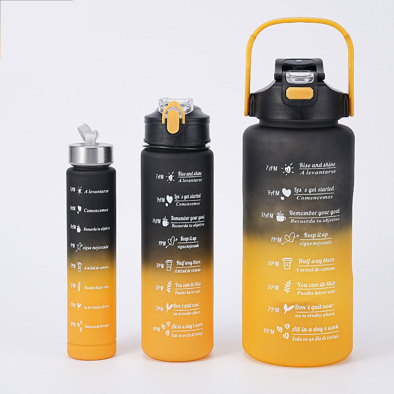 Inspirational 3-In-1 Hydration Water Bottle