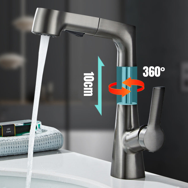 Stylish Kitchen Sink Faucet with Pull-Down Sprayer