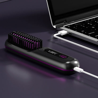 Fast Wireless Ceramic Hair Straightener Comb