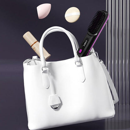 Fast Wireless Ceramic Hair Straightener Comb