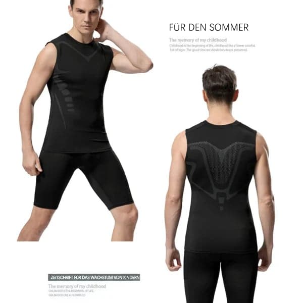 Fesara 2024 Latest Fit Sleeveless Gym Shirt