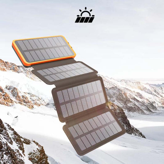 Portable Waterproof Solar Charger Power Bank - Fesara