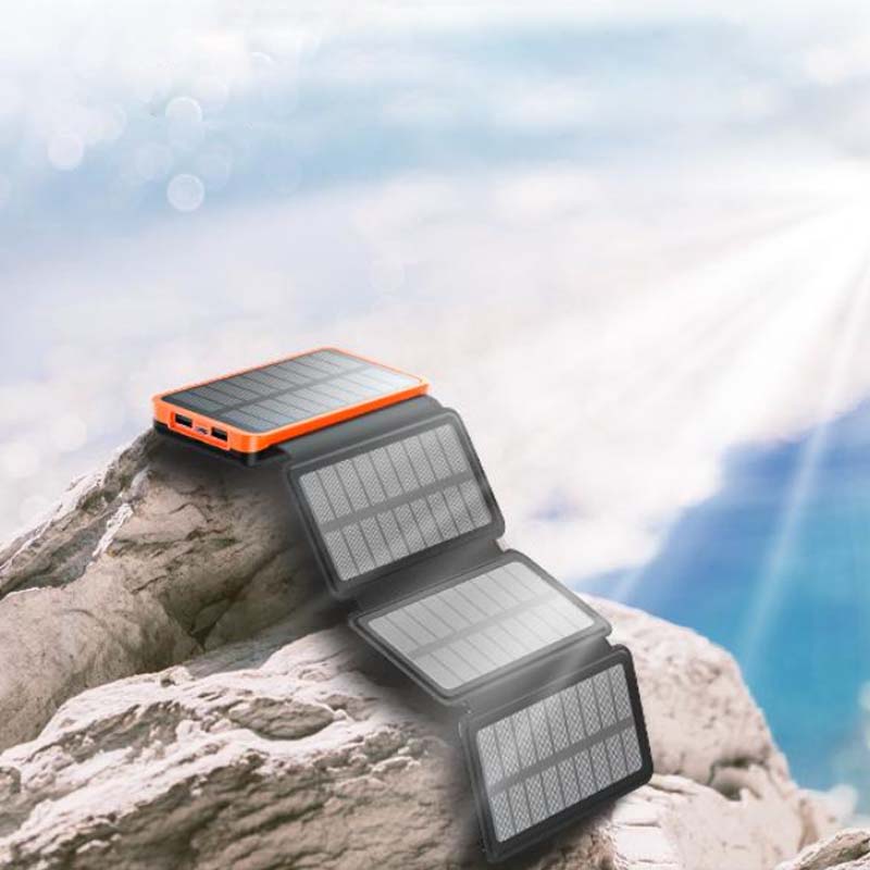 Portable Waterproof Solar Charger Power Bank