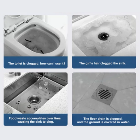 Fast Drain Cleaner Unblocker Tool
