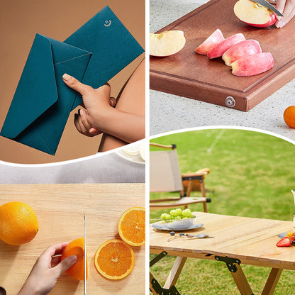 Compact Folding Camping Fruit Knife Set