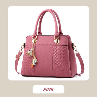 Stylish Women's Handbag with Chain Tassel Detail