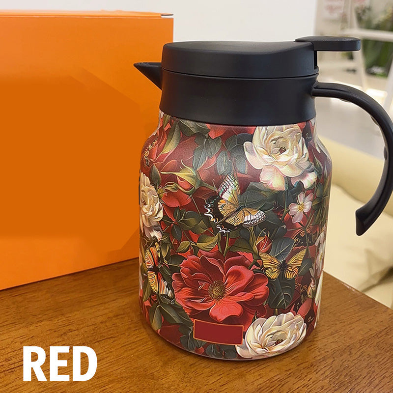 Large 1000ml Thermal Tea Pot with Infuser - Fesara