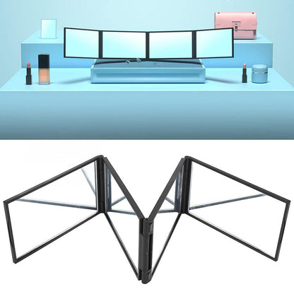 Adjustable Folding Mirror for Easy Hair Cutting