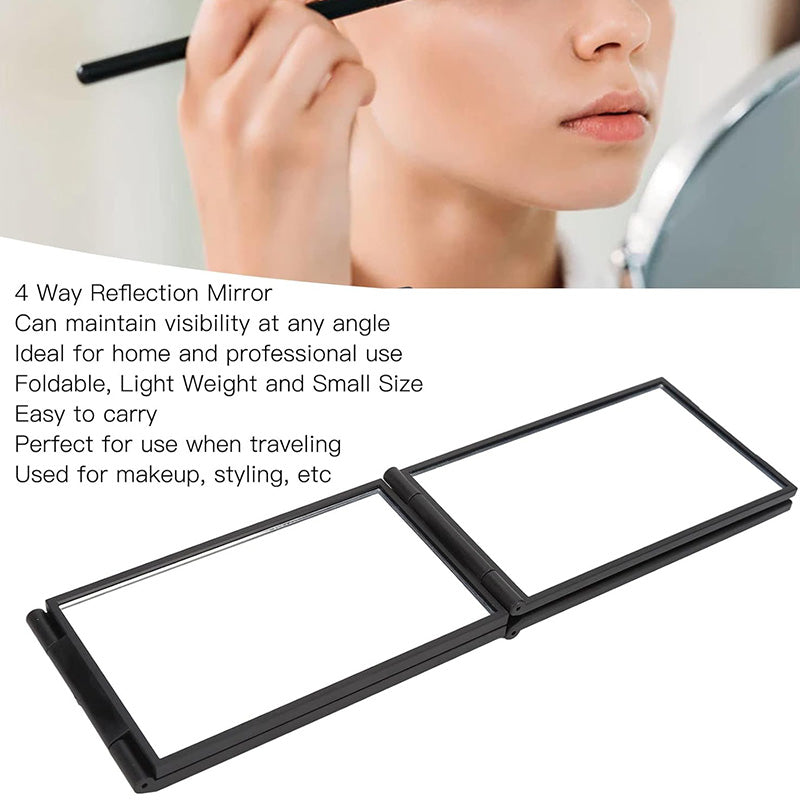 Adjustable Folding Mirror for Easy Hair Cutting