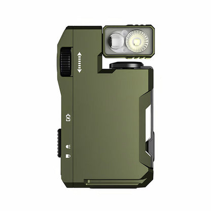 Compact LED Pocket Flashlight with Adjustable Beam