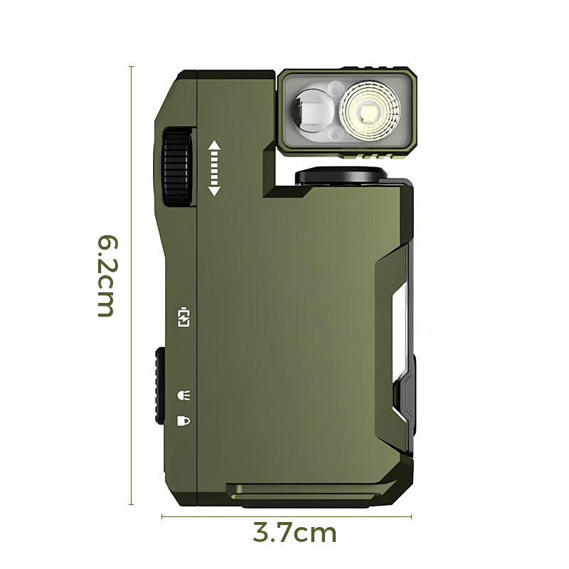 Compact LED Pocket Flashlight with Adjustable Beam
