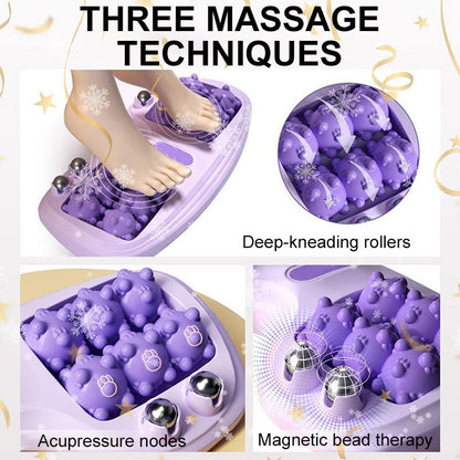 Compact Dual Foot Massager Roller