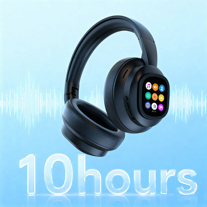 Smart Bluetooth Headphones with Voice Control and Noise Cancellation