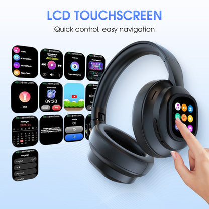 Smart Bluetooth Headphones with Voice Control and Noise Cancellation