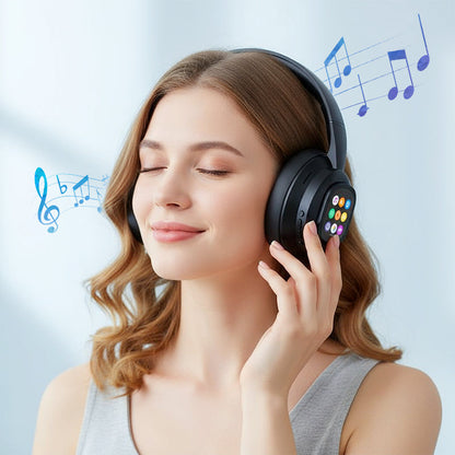 Smart Bluetooth Headphones with Voice Control and Noise Cancellation