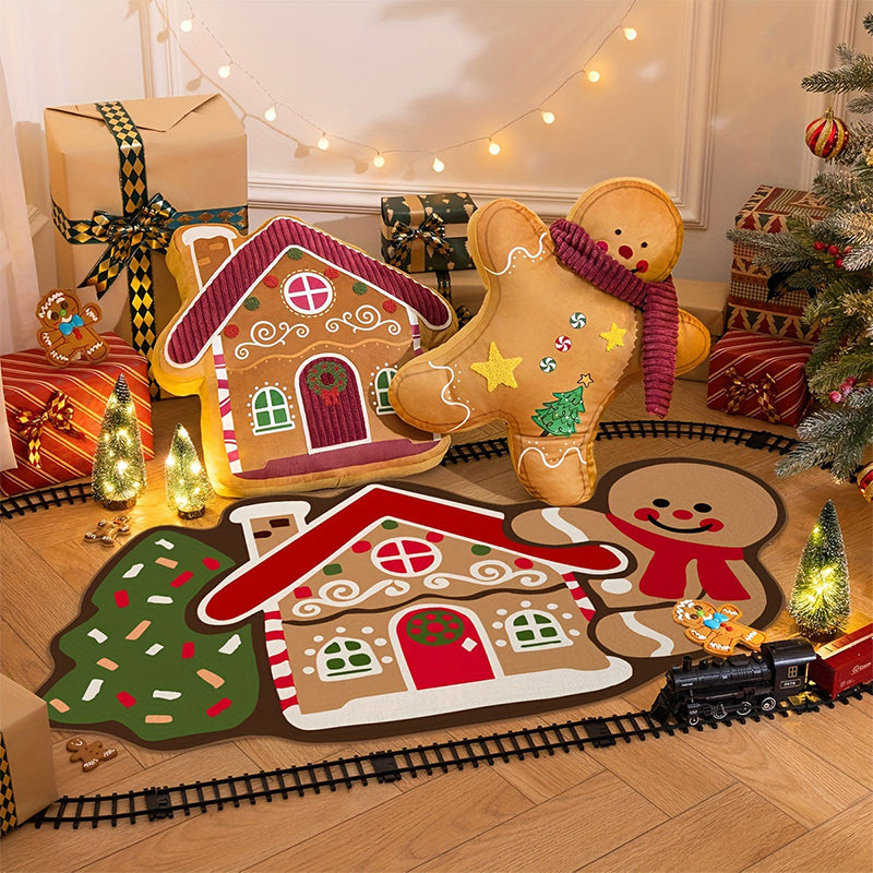 Premium Christmas Welcome Mat - Soft Non Slip Door Mat - Fesara