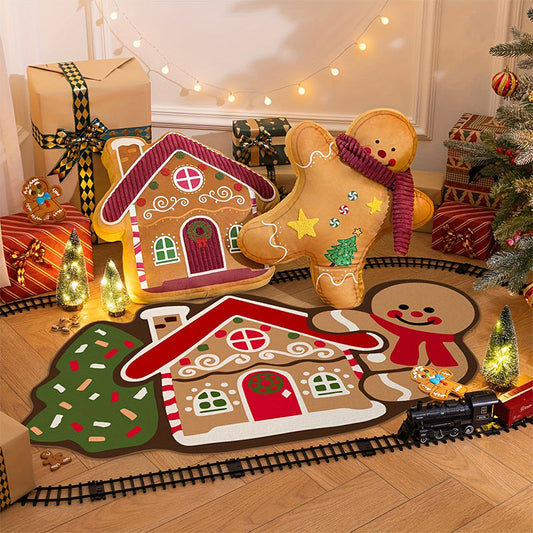 Premium Christmas Welcome Mat - Soft Non Slip Door Mat - Fesara