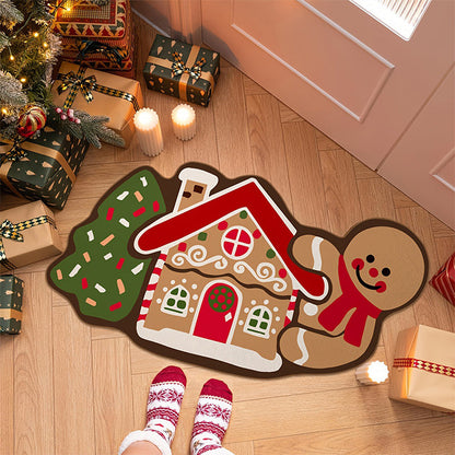 Premium Christmas Welcome Mat - Soft Non Slip Door Mat
