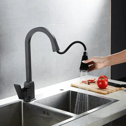 Contemporary Swing Kitchen Faucet – Sleek Stainless Steel Mixer Tap