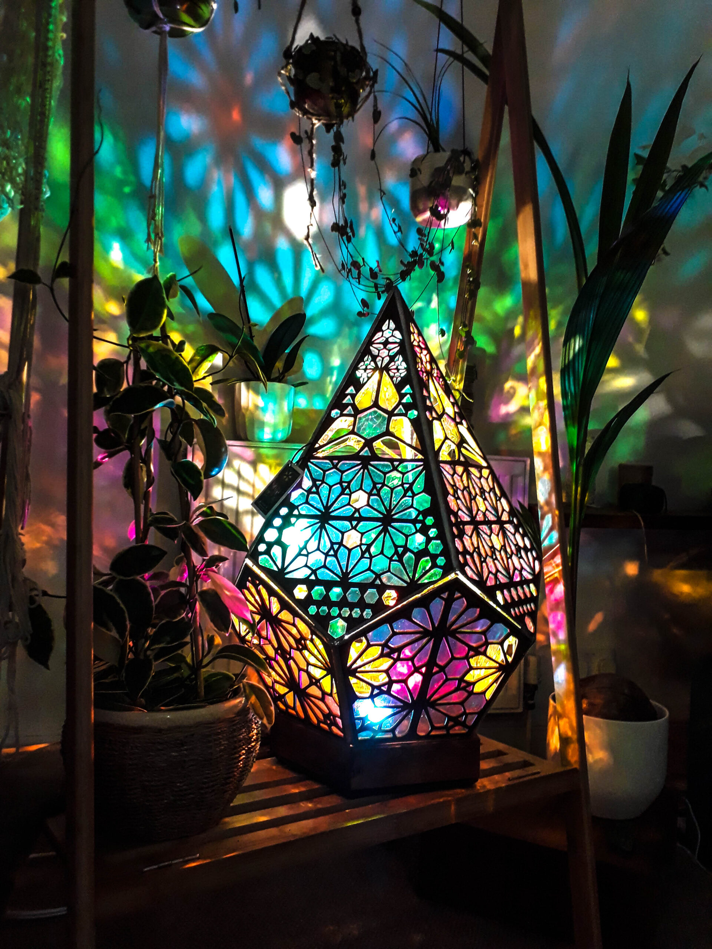 Colorful Glass LED Desk Lamp - Fesara