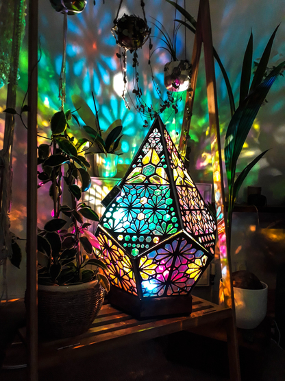 Colorful Glass LED Desk Lamp - Fesara