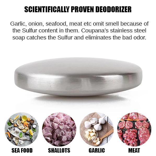 Natural Odor Fighting Stainless Steel Soap