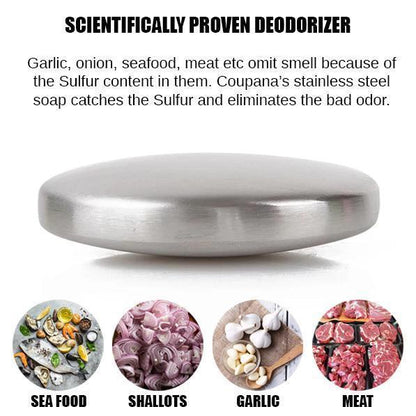 Natural Odor Fighting Stainless Steel Soap