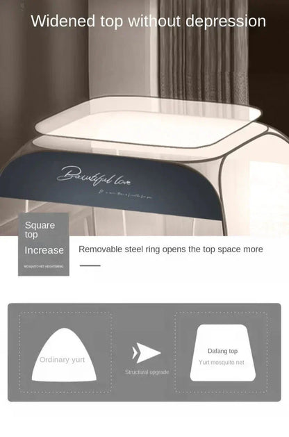 Gray Portable Mosquito Net for Easy Outdoor Use