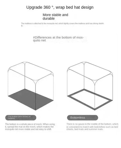 Gray Portable Mosquito Net for Easy Outdoor Use
