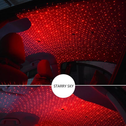 Colorful Night Sky Car Interior Light