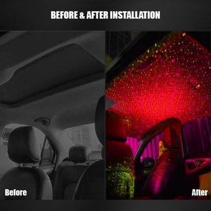 Colorful Night Sky Car Interior Light