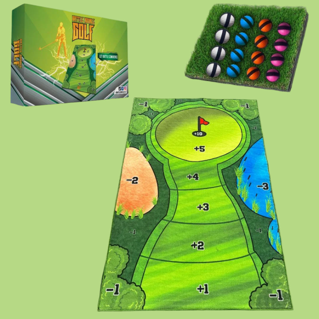 Portable Mini Golf Course Set for Home & Outdoor Use