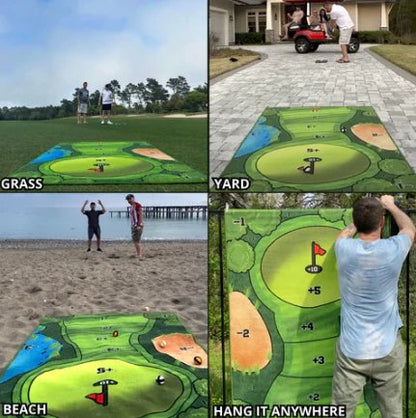 Portable Mini Golf Course Set for Home & Outdoor Use