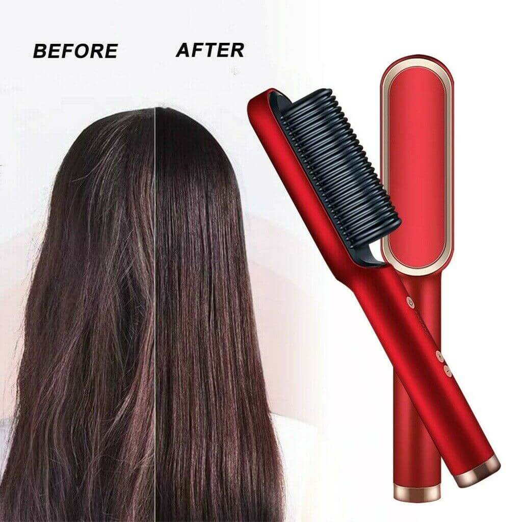 Easy Glide Ceramic Hair Straightening Brush