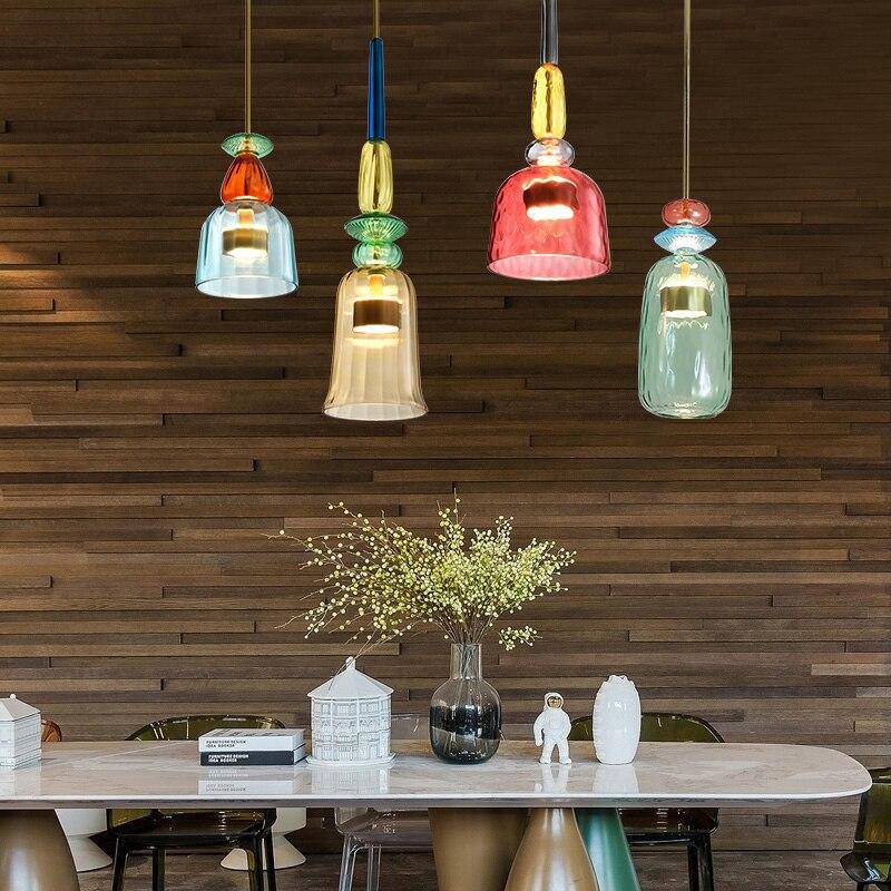 Vibrant Colourful Overhead Lamp - Sofia
