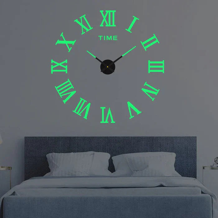 Big Stylish Wooden Wall Clock