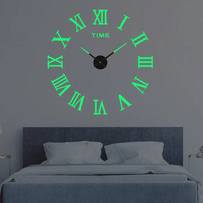 Big Stylish Wooden Wall Clock