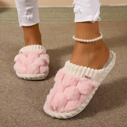 Stylish Fuzzy Slippers for Women - Slippers - Wild Eye Vision