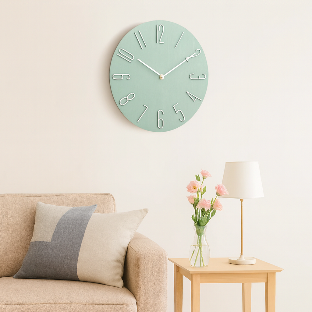 Quiet Contemporary Quartz Wall Clock