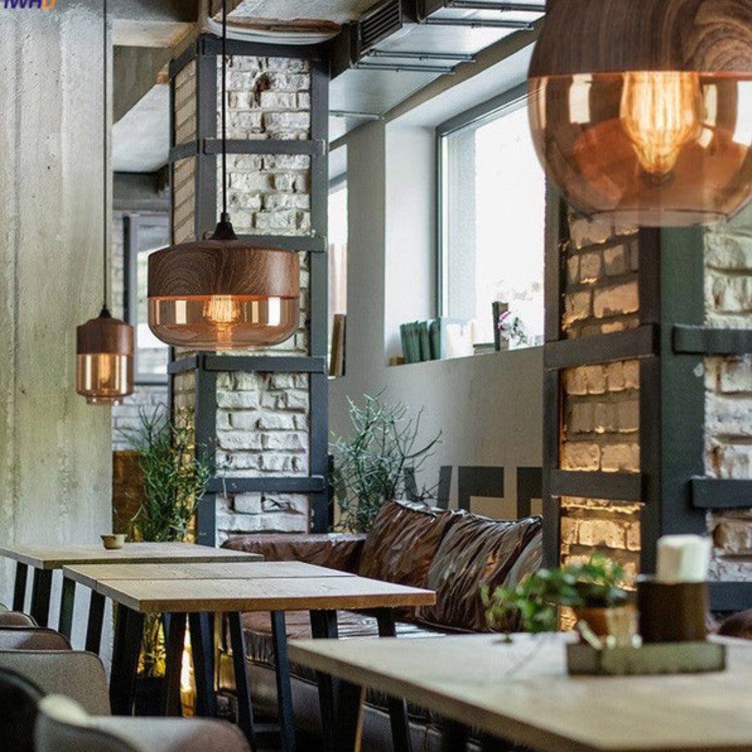 Modern Wooden Pendant Light Fixture