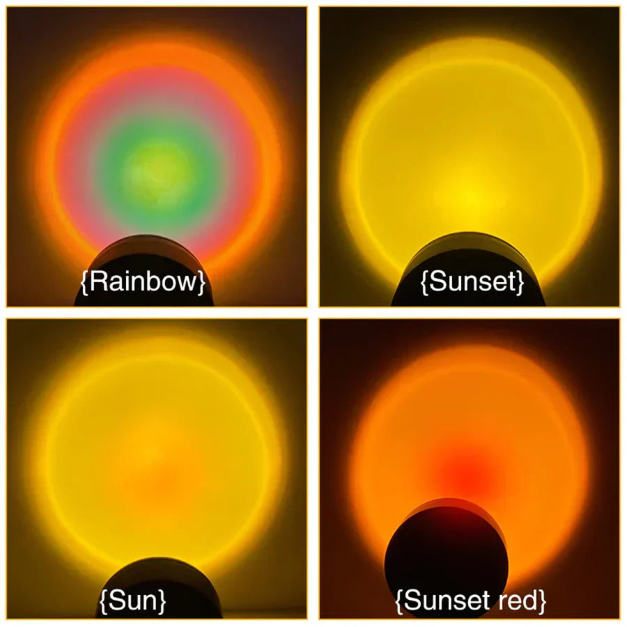 Colorful Globe Table Lamp with 4 Light Modes