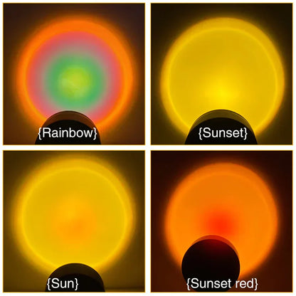 Colorful Globe Table Lamp with 4 Light Modes