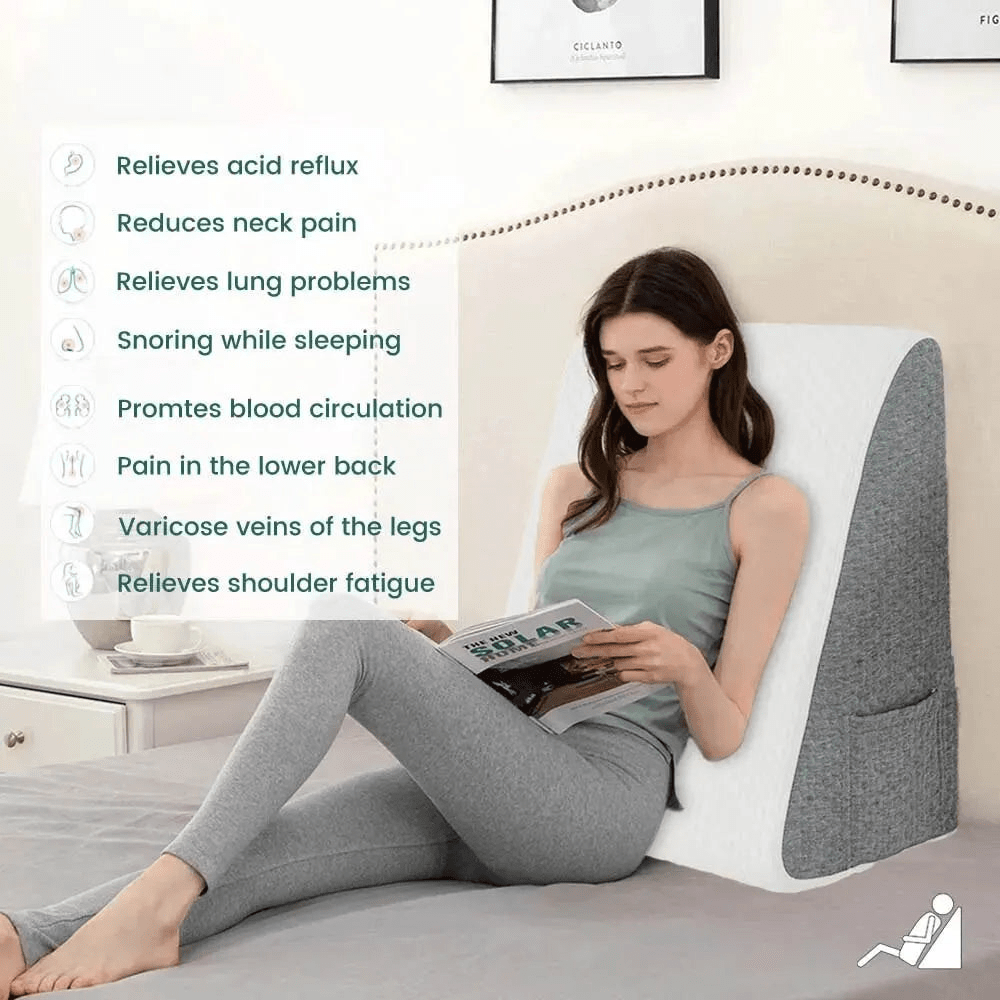 Contour Support Pillow for Back Pain and Sleeping Comfort