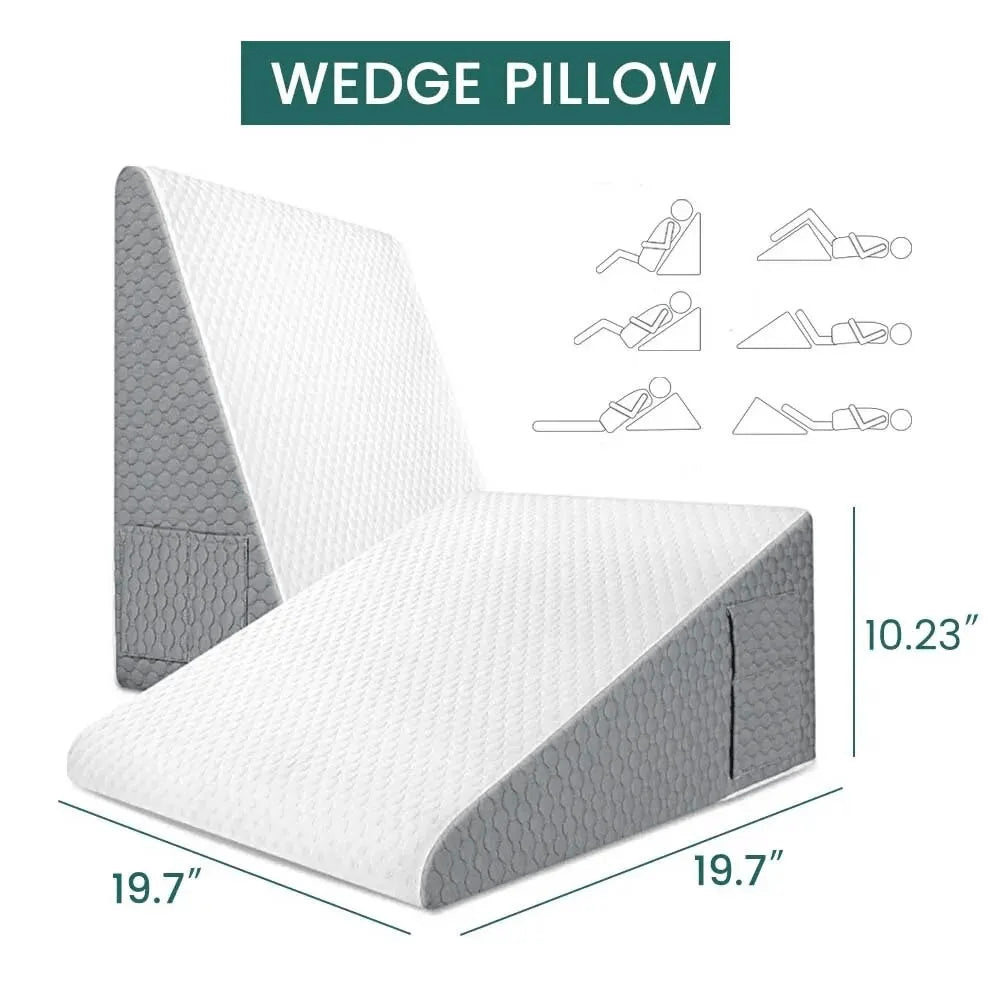 Contour Support Pillow for Back Pain and Sleeping Comfort