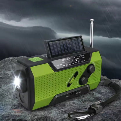 Portable Solar Powered Emergency Radio with Long Battery Life - Fesara